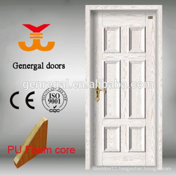PU core thermal insulation interior 45mm steel doors